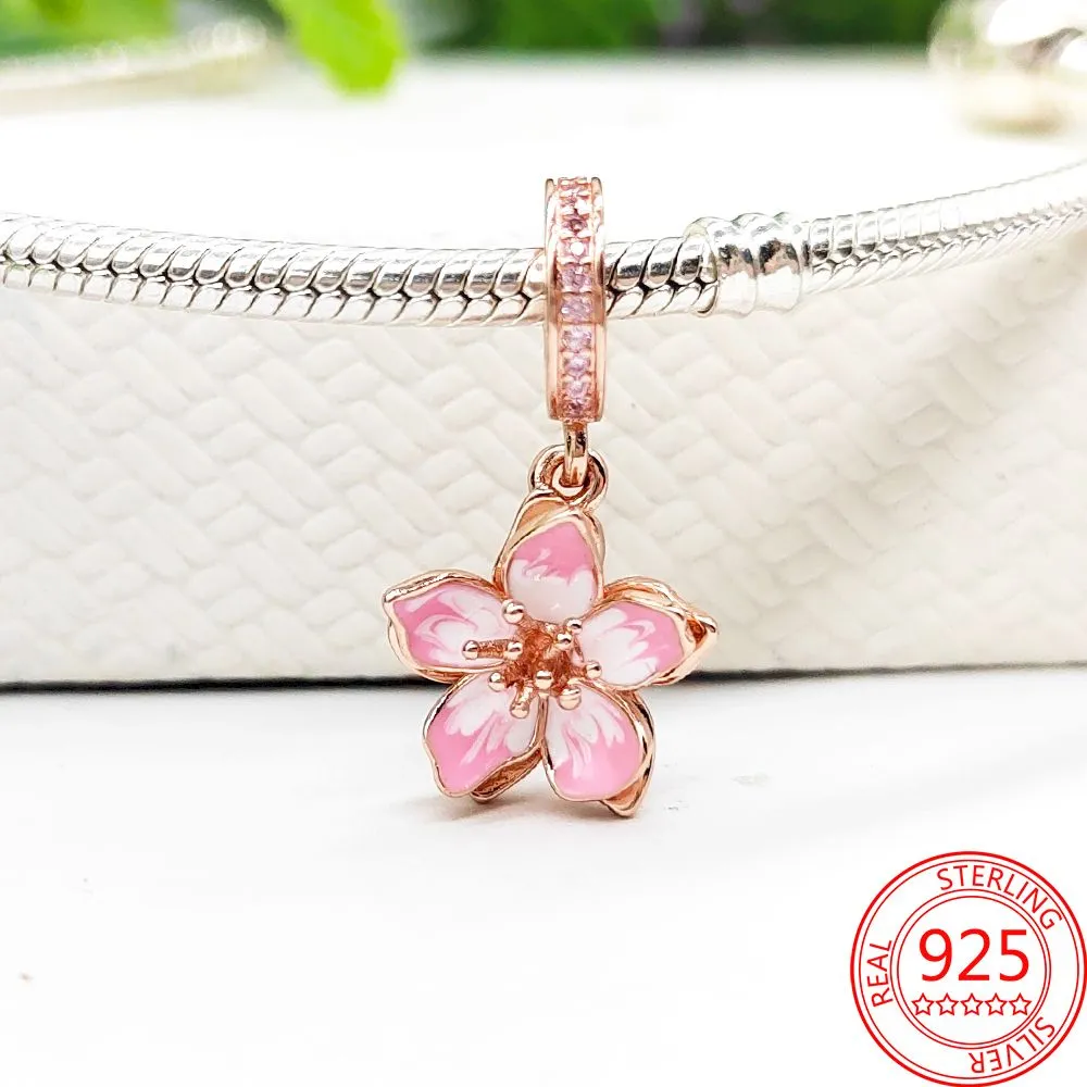 DHgate.com:Sterling Silver Bead - Rose Gold Pine Cone