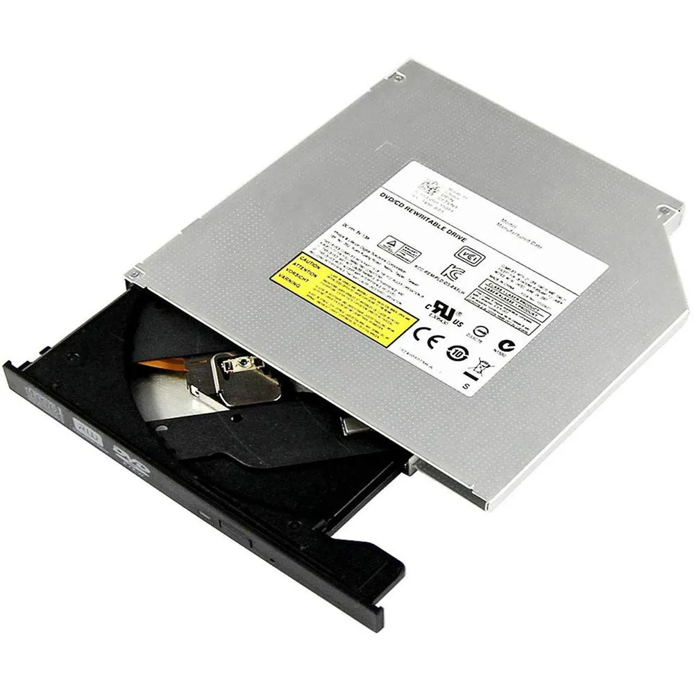 ドライブ12.7mm DVD ROM Optical Drive CD/DVDROM CDRWプレーヤーバーナースリムポータブルリーダーレコーダーパネル付きラップトップ用