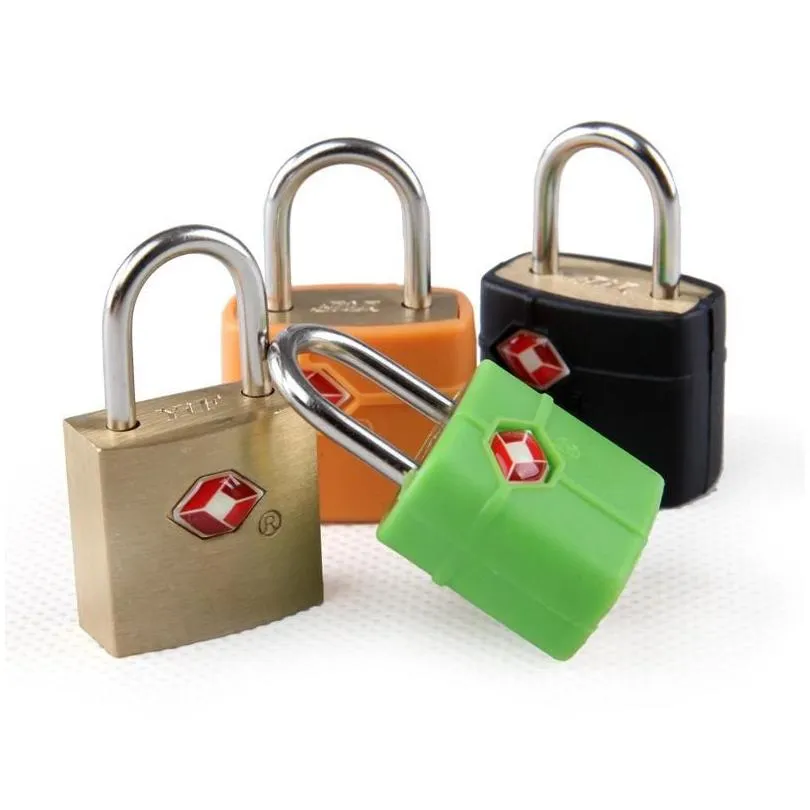 Random Padlocks Mini Brass Padlock For Travel, Suitcase, And Home Random Colors Drop ...