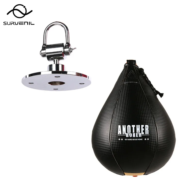 Punching Balls Speed Ball Swivel Fitness Boxing Pear Speed Ball Hook Set Reflex Reaction Boxing MMA Muay Thai Punching Speed Bag Accessories 230530