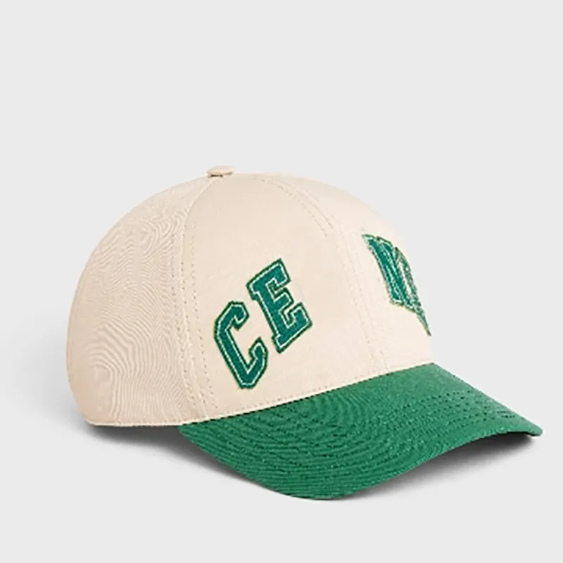 Moda Erkek Beyzbol Şapkası Tasarımcı Yeşil Şapka Bayan C Gömme Şapkalar Bayanlar Mektup Casquette Nakış Yaz Snapback Güneşlik Sunhat Plaj Lüks Şapkalar Gorra Kapaklar