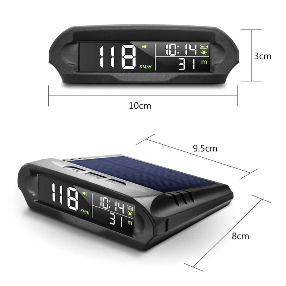 Neue Solar Auto Uhr Geschwindigkeit Meter Außen Thermometer Fahr Zeit  Erinnerung Automatische Schalter Hochpräzise LCD Digital Uhr Uhr Von 13,86  €