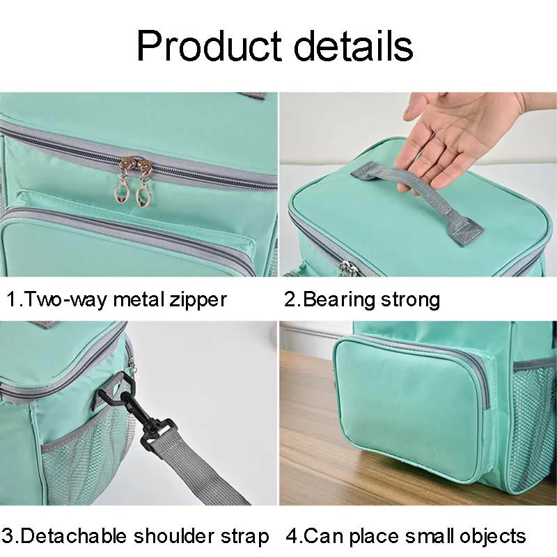 Mellystore Sac Isotherme Pliable 20L Sac de pique-nique isotherme Gris sac thermique sac de