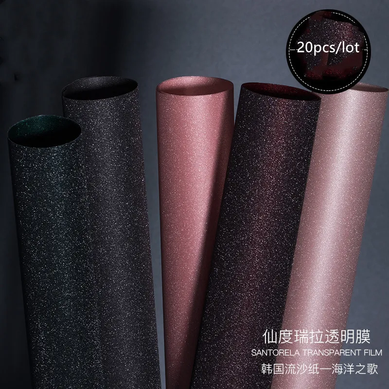 DHgate.com:Floral Wrapping Paper - Silk Satin Korean Quicksand Paper ...