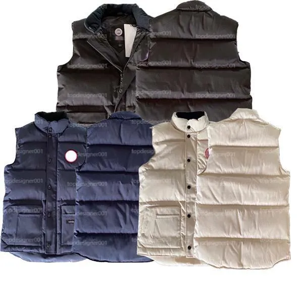 Unisex Designer Vest Authentic Luxury Goose Feather Material Loose Coat Fashion Trend Coat