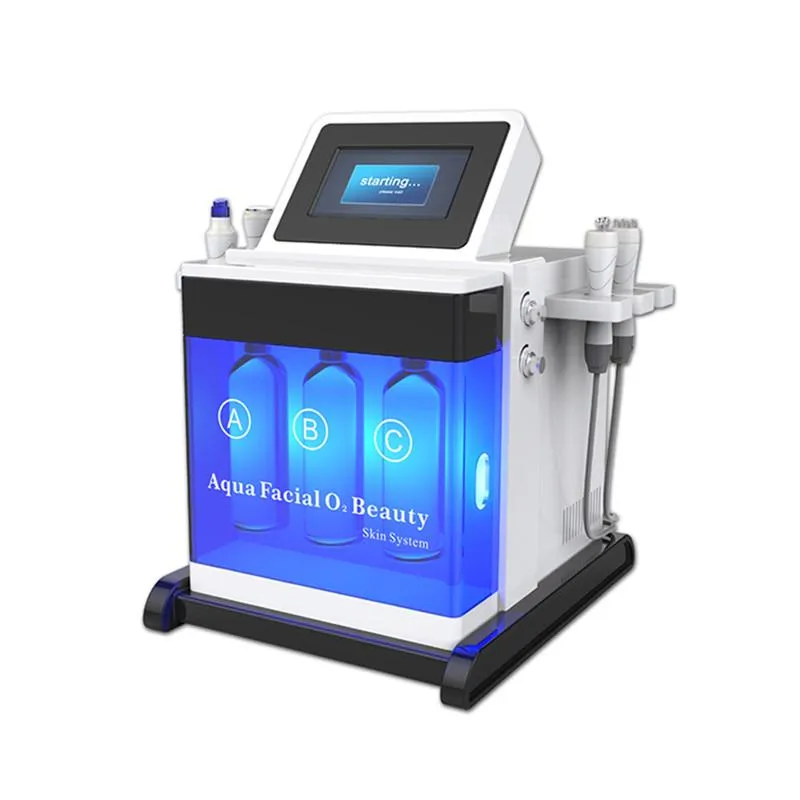 Machine en gros de Best vendeur cutané Retournation Hydro Dermabrasion Machine Hydra FACIAL Aqua Peel Skin Care Facial Fece Fece Nettoyage