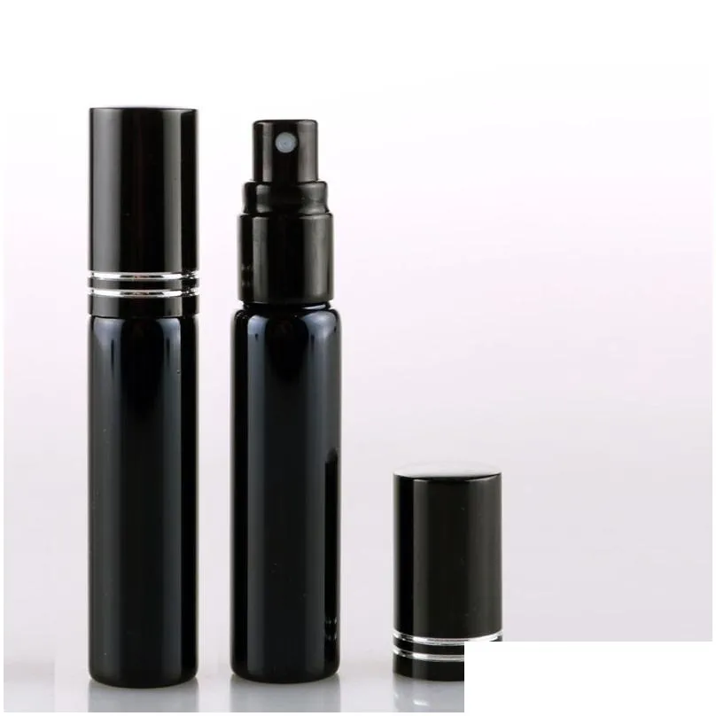 Verpakking Flessen 10Ml Per Geanodiseerd Uv Glazen Buis Verstuiver Spray Fles Mini Hervulbare Lege Case Cosmetische Container Dbc Drop leveren Dhzoe