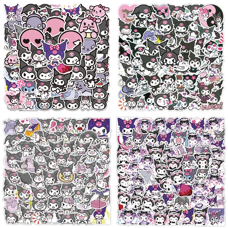 Sanrio 50 Pezzi/set Graziosi Adesivi Di Kuromi ... - SHEIN ALIA - Foto 9