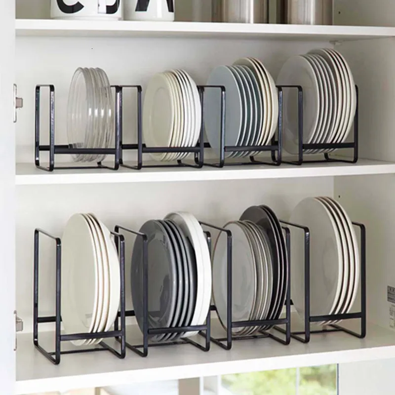Kitchen Utensil Racks, Dish Drainer And Pot Organizer Rack Multi Tiered ...