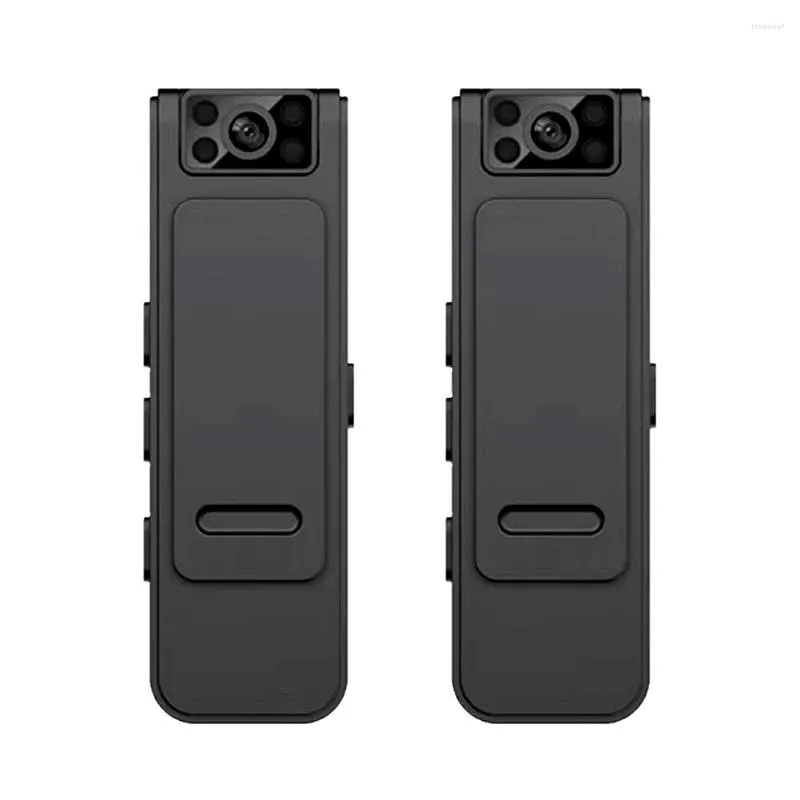 Camcorders HD 1080P Wireless Body Cam 90 graden Roterende camera Micro Voice Video Recorder met rugclip voor buitensporten