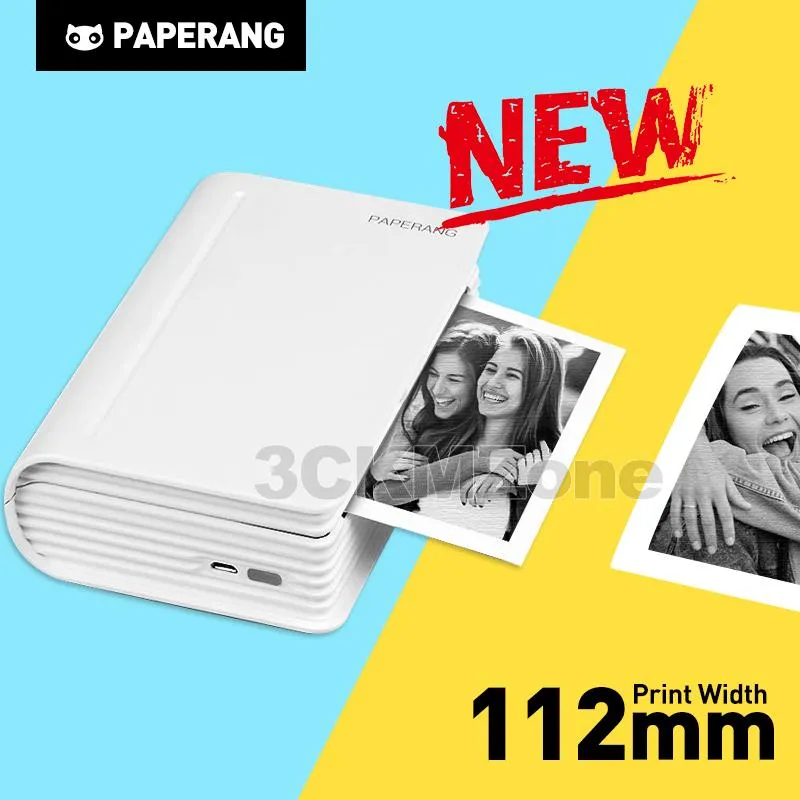 Принтеры Paperang Max 112 мм портативный термальный тепловой принтер Mini Photo Picture Printer для мобильного Android IOS Pople Pocket Machine