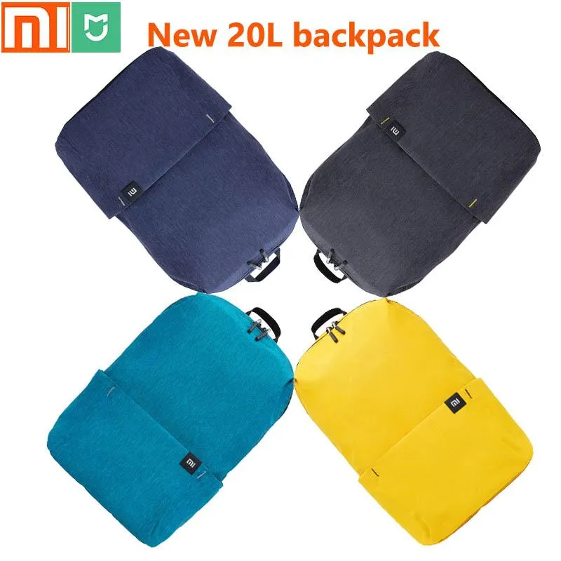 Sacs nouveaux Original Xiaomi Mijia 20L Sac à dos / Unisexe / Sac à poitrine sportive / Camping Travel / Small Sackepack / Rangement