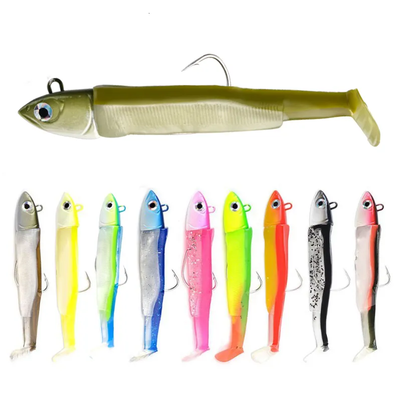 Esche Esche Black minnow jig head esca da pesca soft luccio 5g12g 25g bass shad bait boat code spigola per Zand 230530