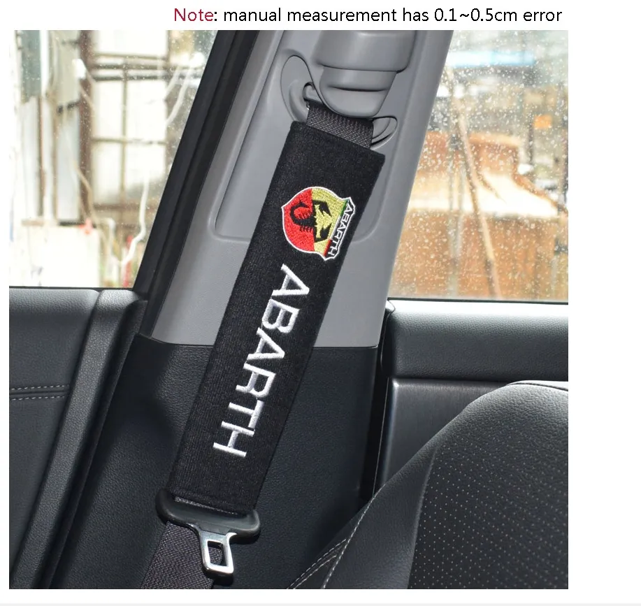 Fiat 500 seat belt covers sales