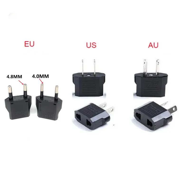 Universal Travel Adapter AU EU oss till EU Adapter Converter Power Plug -adapter USA till europeisk