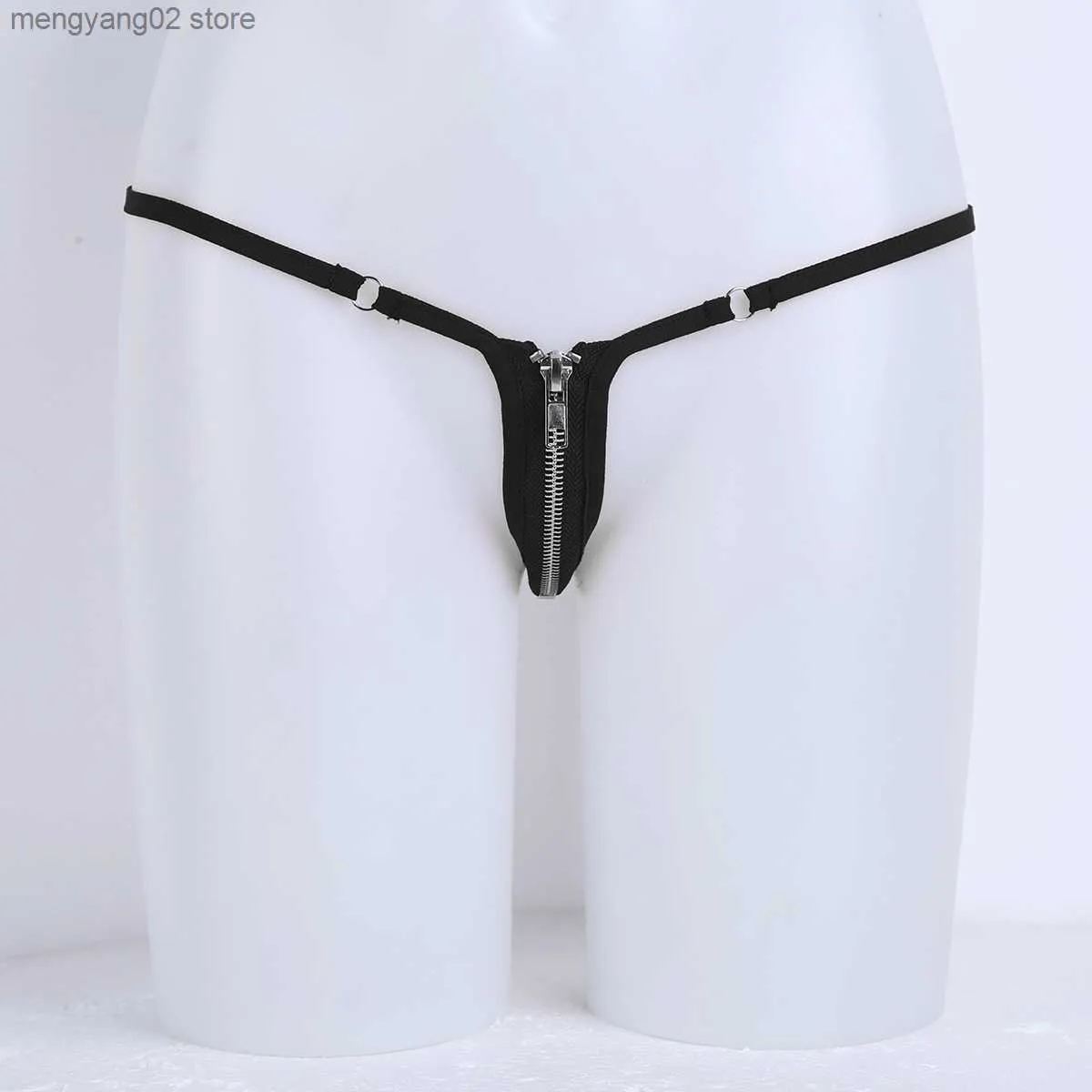 Crotchless Sexy Thong Briefs Panties G-String Lingerie Open Crotch  Underwear