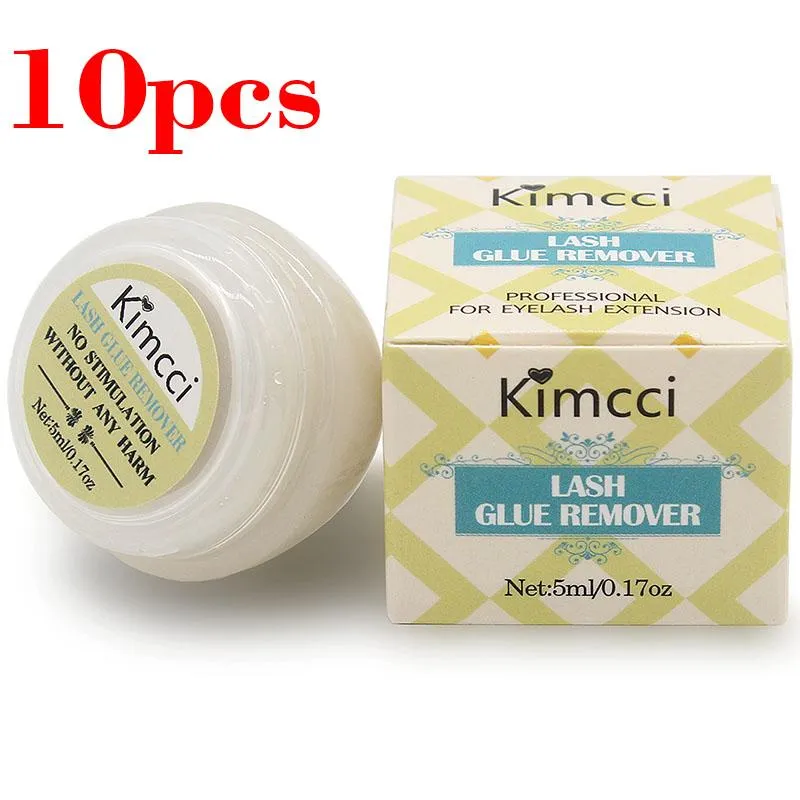 Ресницы kimcci 10pcs/lot professional safe Lash -клей для удаления ресниц наращивание наращивание