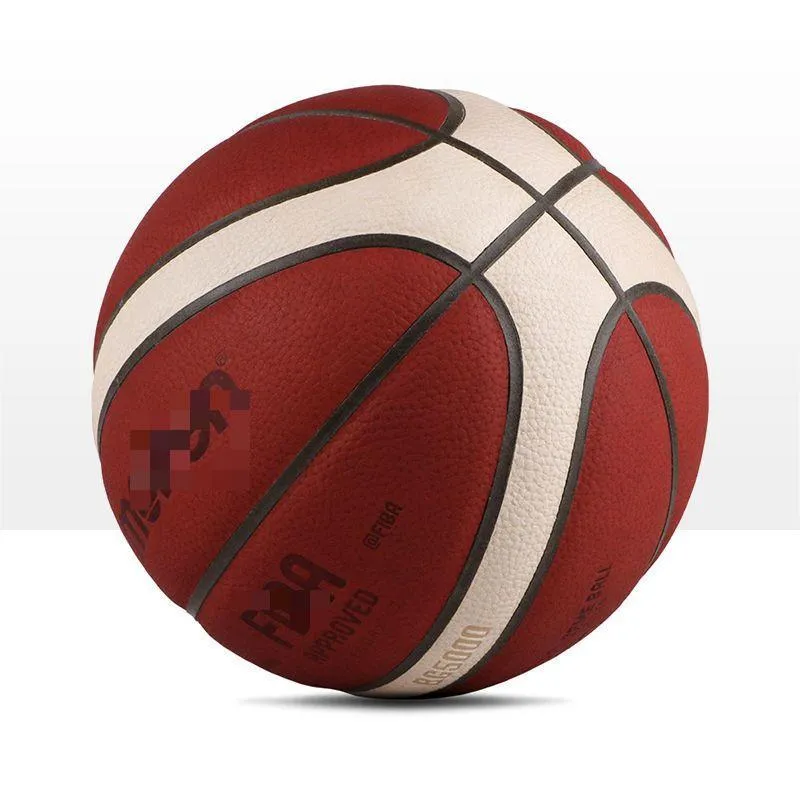 Ballon de basket-ball Matériau PU Basketball officiel gratuit avec sac