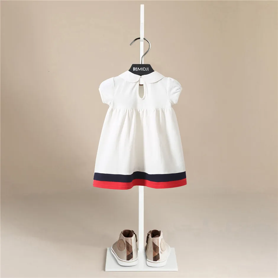 Meisjes Jurken Baby Meisjes Jurk Voor Zomer Bloem Revers Vestidos Bruiloft Kinder Jurken Voor Meisjes Parels Tule Prinses Kinderjurken 230608 De 17 12 DHgate