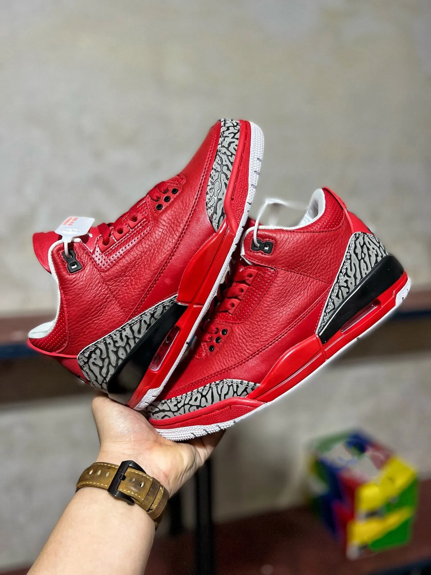 White red and blue 3s online