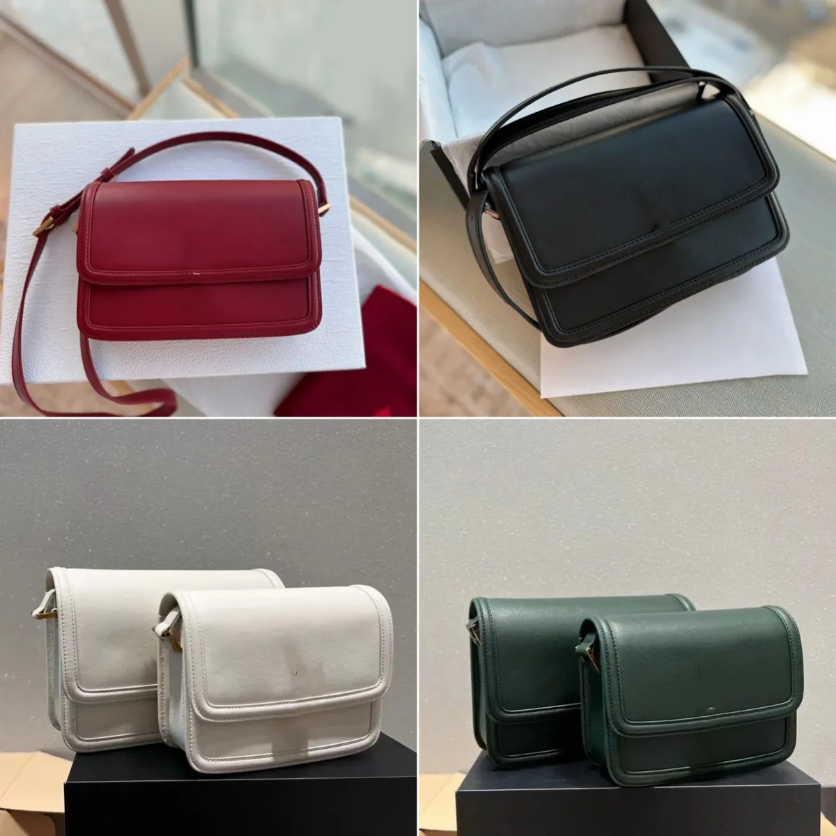 Lyxdesigner crossbody axelväskor klaff kvinnor handväska äkta läder totes messenger väskor koppling tygväska plånbok handväska