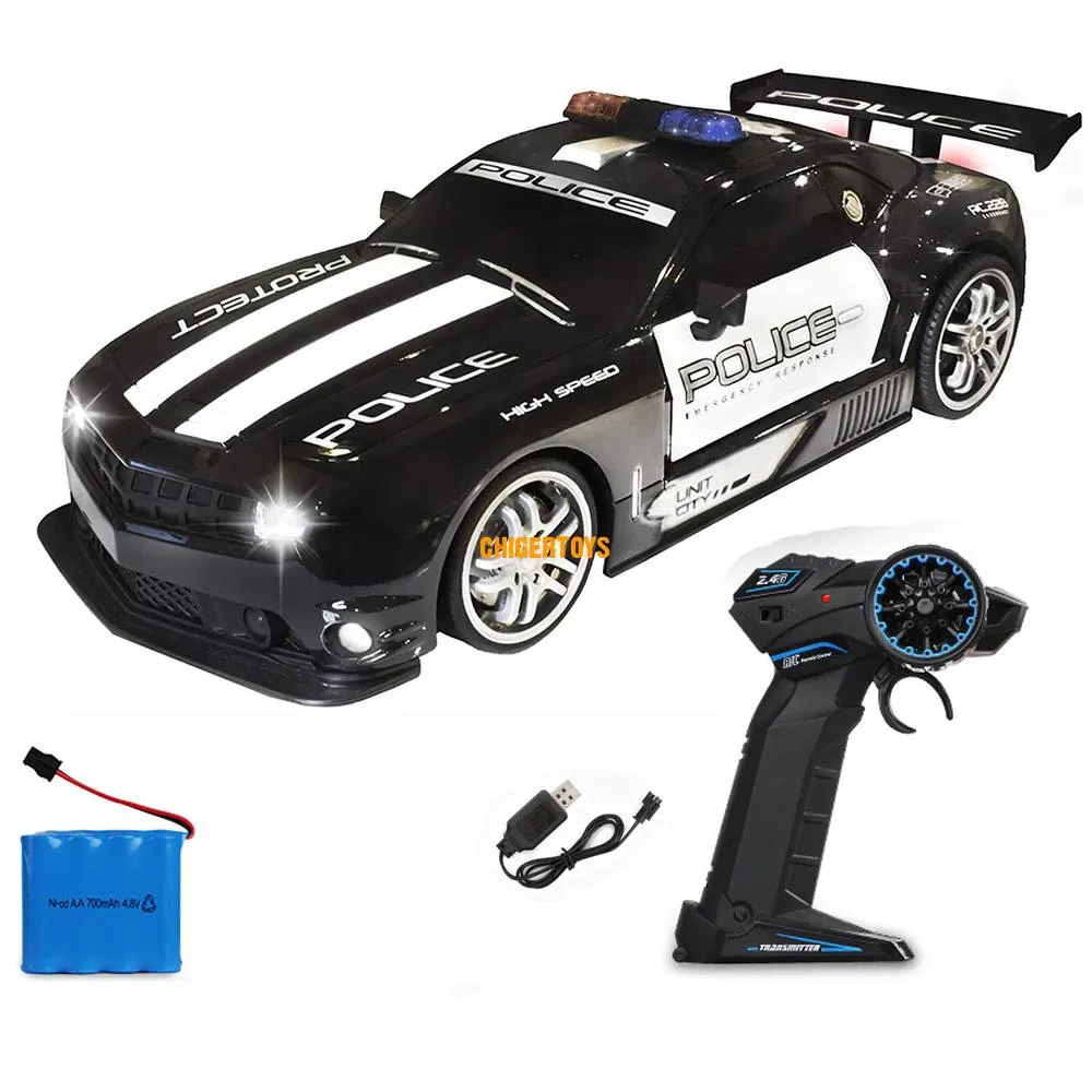 Rc police sale car with lights