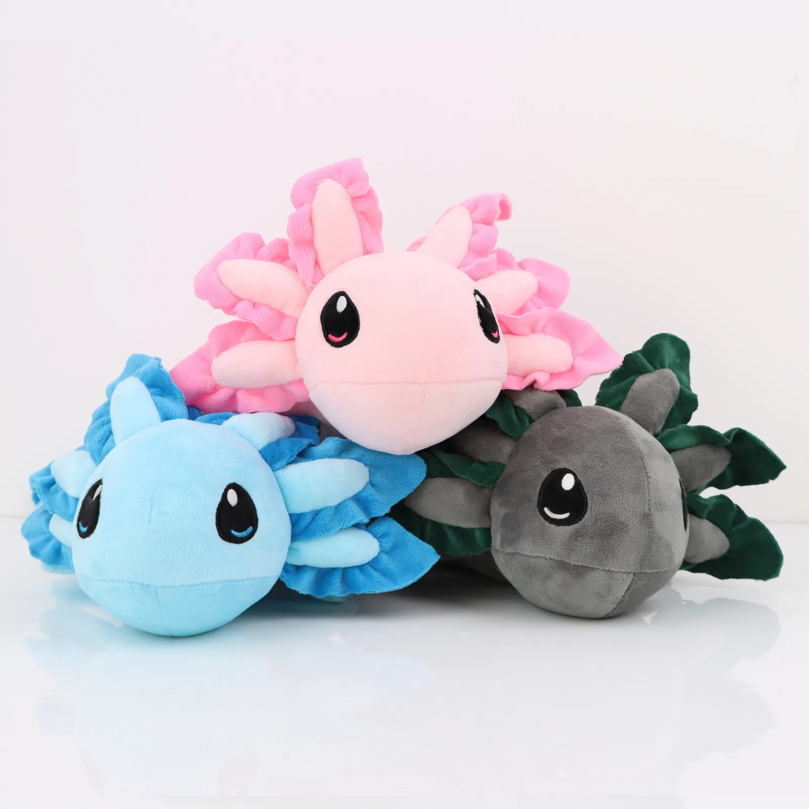 Plush Dolls 45cm Pink Axolotl Toy Kawaii Soft Stuffedl Animal Toys Kids Girls Christmas Birthday Gift 230530