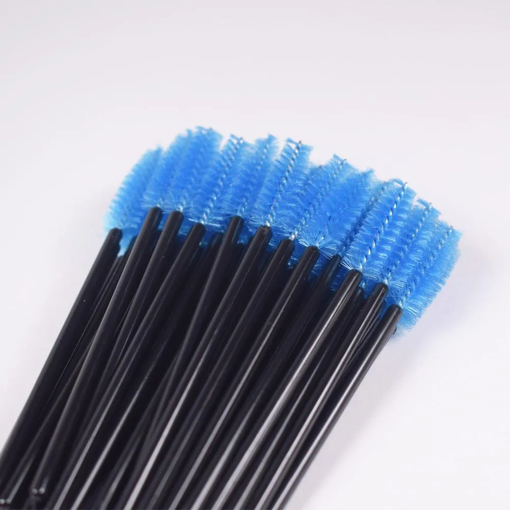 Spennamenti per ciglia usa e getta estensione 5/50pcs per sopraccamiglia per mascara Applicatore Spooler Spooler Occini per le cimpase estetiche Impostare Strumenti per il trucco per il trucco