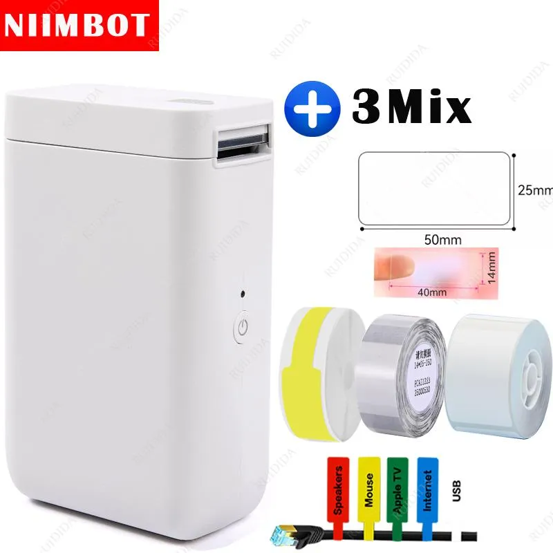 Printers Niimbot D101 Label Maker Mini Thermal Label Sticker Printer