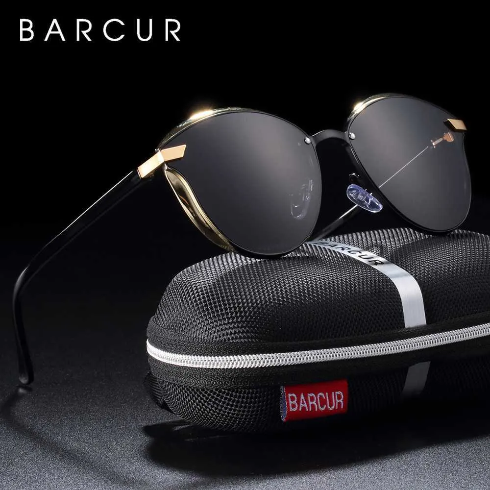 BARCUR Luxury Brand Occhiali da sole da donna Occhiali da sole polarizzati per donna Protezione UV400 Lunette Femme L230523