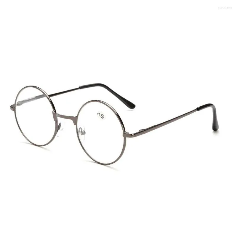 Retro Round Metal Circular Reading Glasses With Ultra Light Resin Frames For Women And Men Magnifying Vision Care 1.0 From Samuelmora 26.6 DHgate.Com