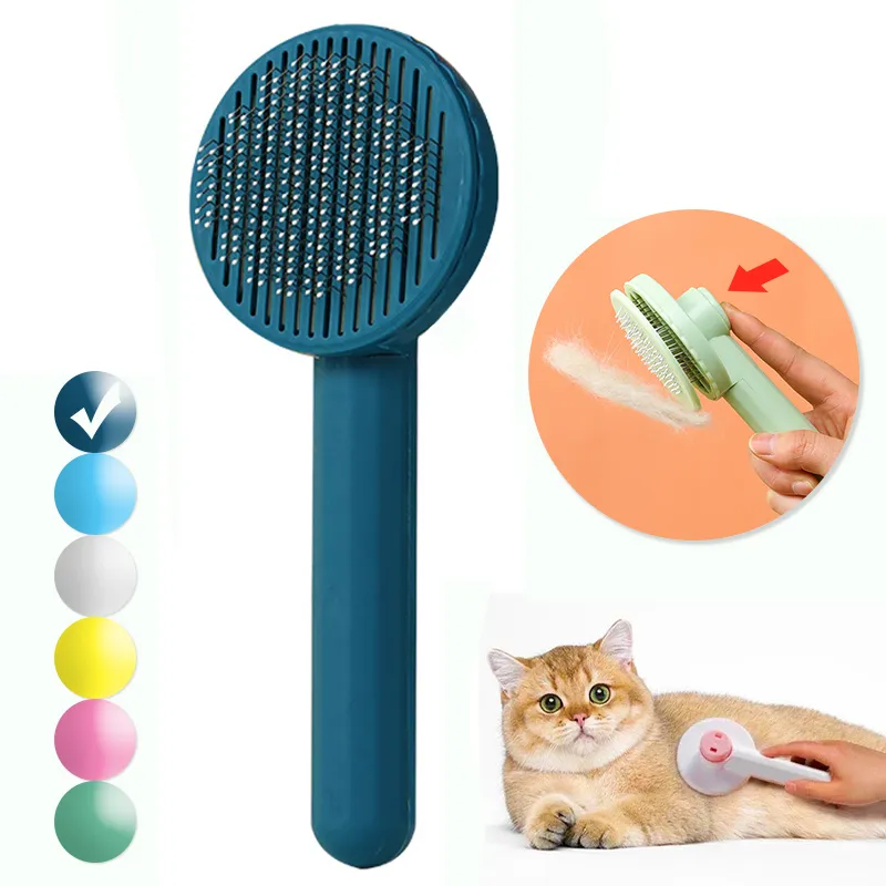 Cat borstel huisdier verzorging borstel voor katten verwijder haren huisdier katten haarverwijderaar huisdieren ontharing kammen puppy kitten verzorging accessoires