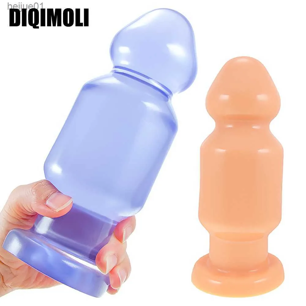 Adult Toys Sex Products Huge Anal Plug Dildo Stimulate Anus Vagina Butt Plug Masturbator Soft Penis Anal Dilator Sex Toys for Women and Men L230518