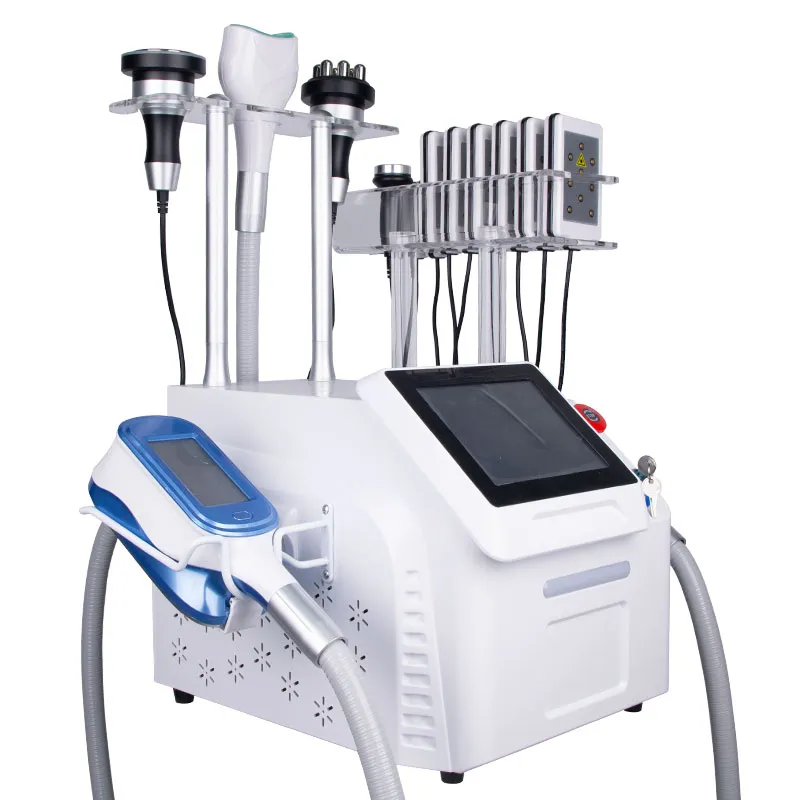 5 en 1 360 ° Cristolipólisis Faty Freeze Máquina de adelgazamiento Lipolaser RF 40K Grabación de grasa Cavitación ultrasónica Equipo de salón de belleza