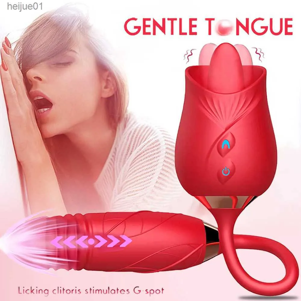 Toys voor volwassenen rozen zuigen vibrator voor vrouwen tepel clit stimulator trillende eierdildo vibrators clitoris sucker vibator sex speelgoed voor vrouwen l230518