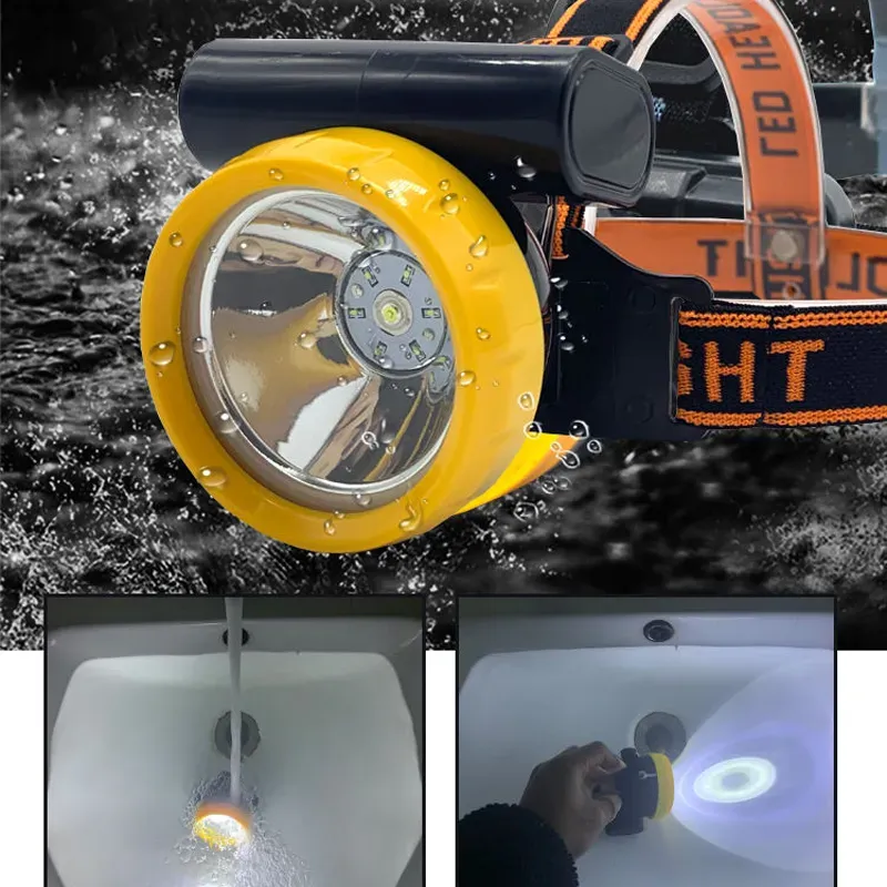 KL4.5LM New Wireless LED Mining Headlamp Safety Miner Cap Lamp