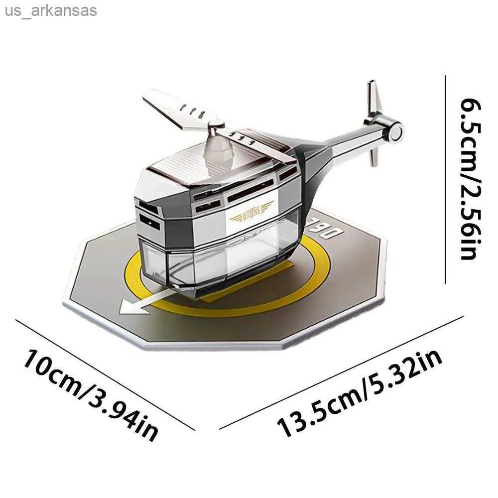 Solar Aircraft Car Aromatherapy Decor with Essential Oil, Solar