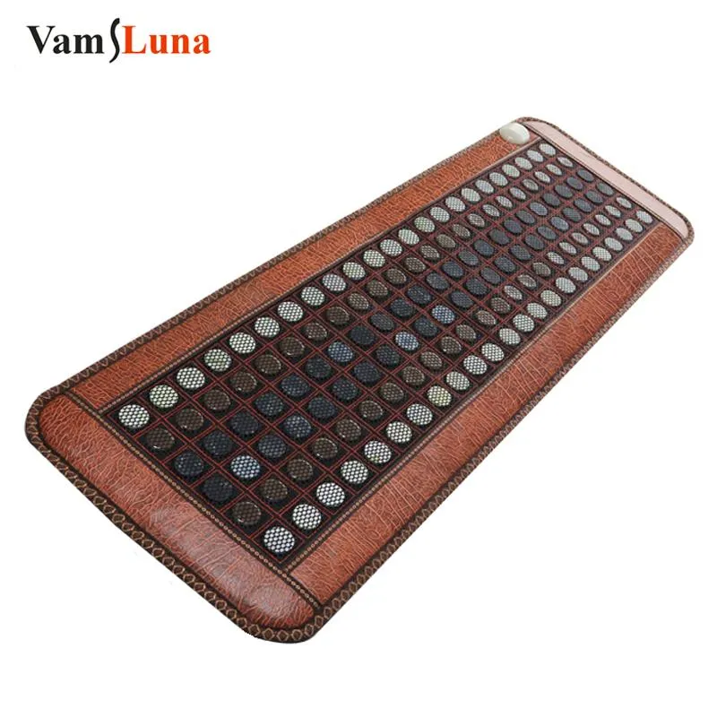 Products Far Infrared Natural Photon Jade Tourmaline Heating Pad Pro Hot Stone Therapy Mat with Smart Controller Adjustable Temperature