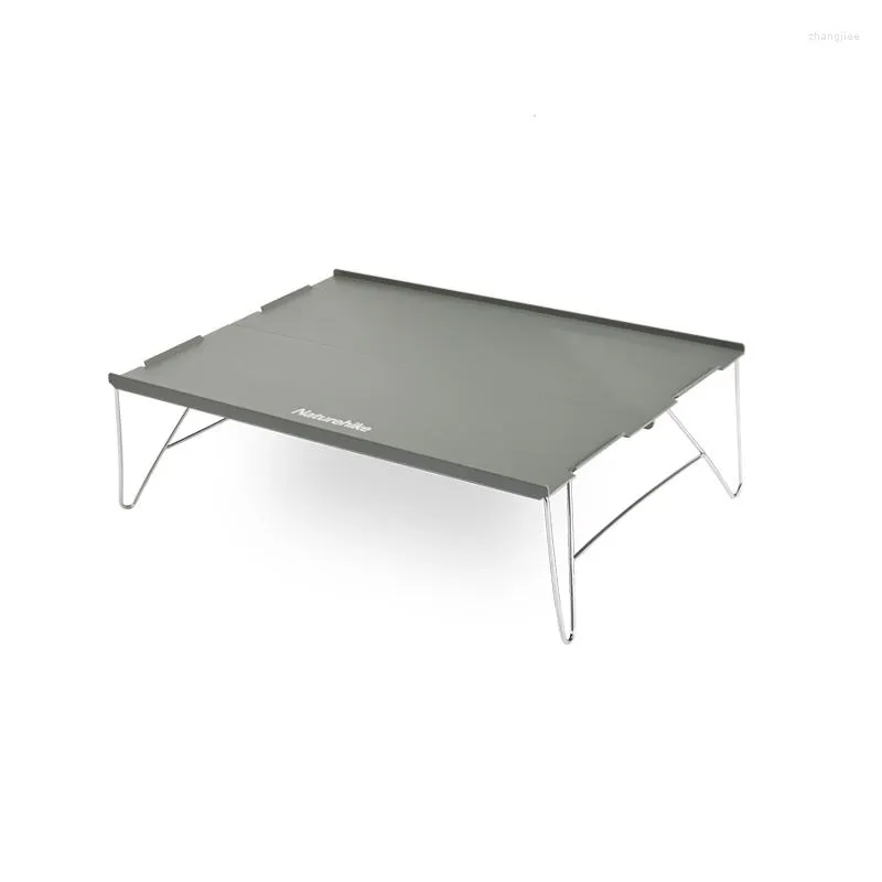 Lägermöbler Naturehike Outdoor Aluminium Folding Table Portable Travel Mini Camping Tables Lätt Hållbar liten kaffedesk