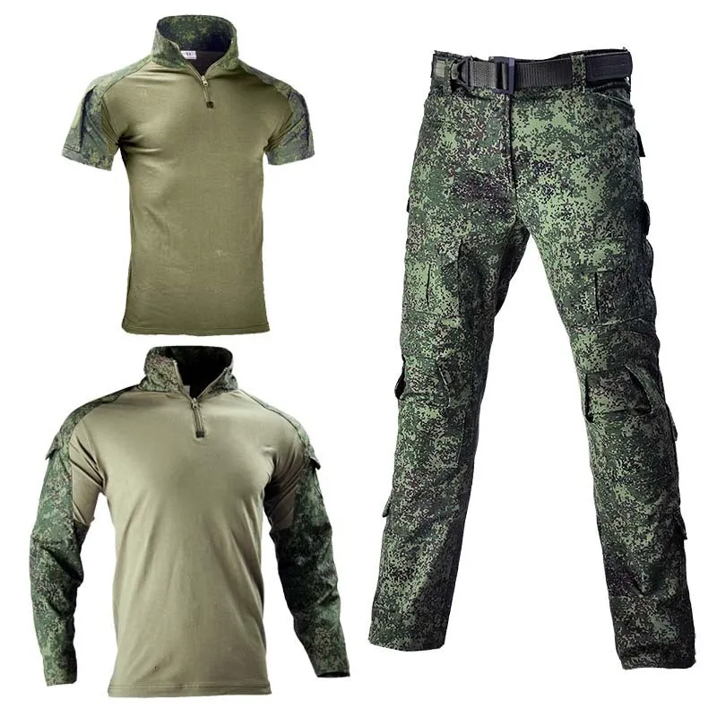 Zestawy polowań Rosyjski CP Tactical Suit Camo Wojskowy Mundur Army Airsoft Paintball Training Ubrania Poleje Padówki Safari 230530