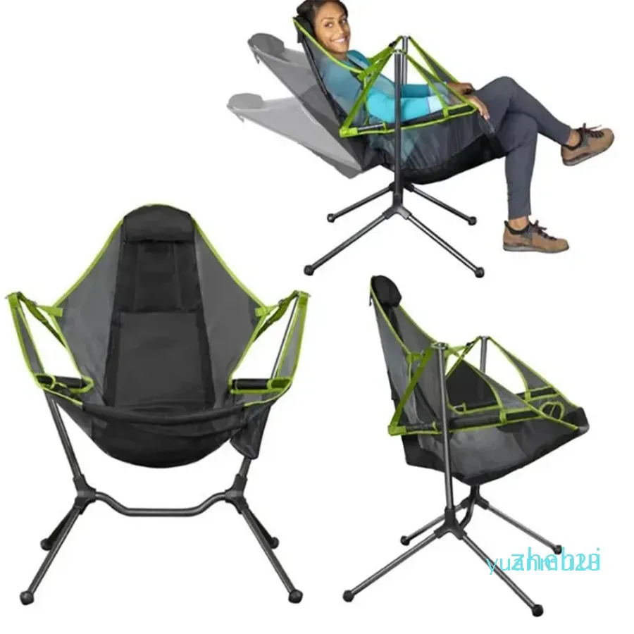 Chaise de Camping pliante ultra-légère de luxe en plein air pratique et confortable pour les coussins de chaises de pêche