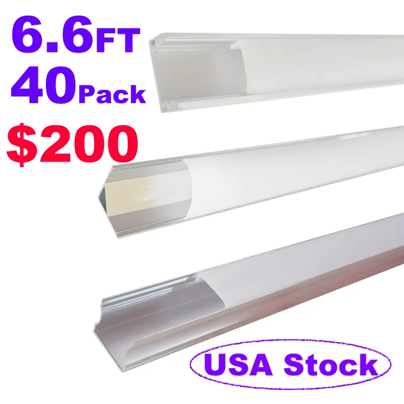 Aluminum LED Channel with Milky White Diffuser 3.3FT 1M U Shape LED Strip Track Extrusion
