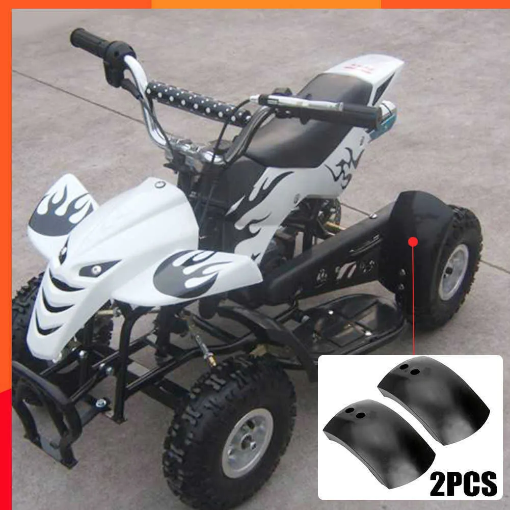 Novo 2 pçs capa de motocicleta pára-lama dianteiro traseiro guarda-lama para 43cc 47cc 49cc minimoto mini moto atv quad bicicleta de sujeira motocross