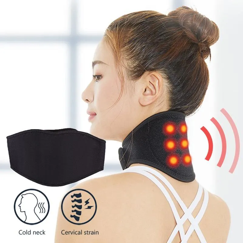 Care Health Care Neck Support Massager 1Pcs Tourmaline Selfheating Neck Belt Protection Spontaneous Heating Belt Body Massager