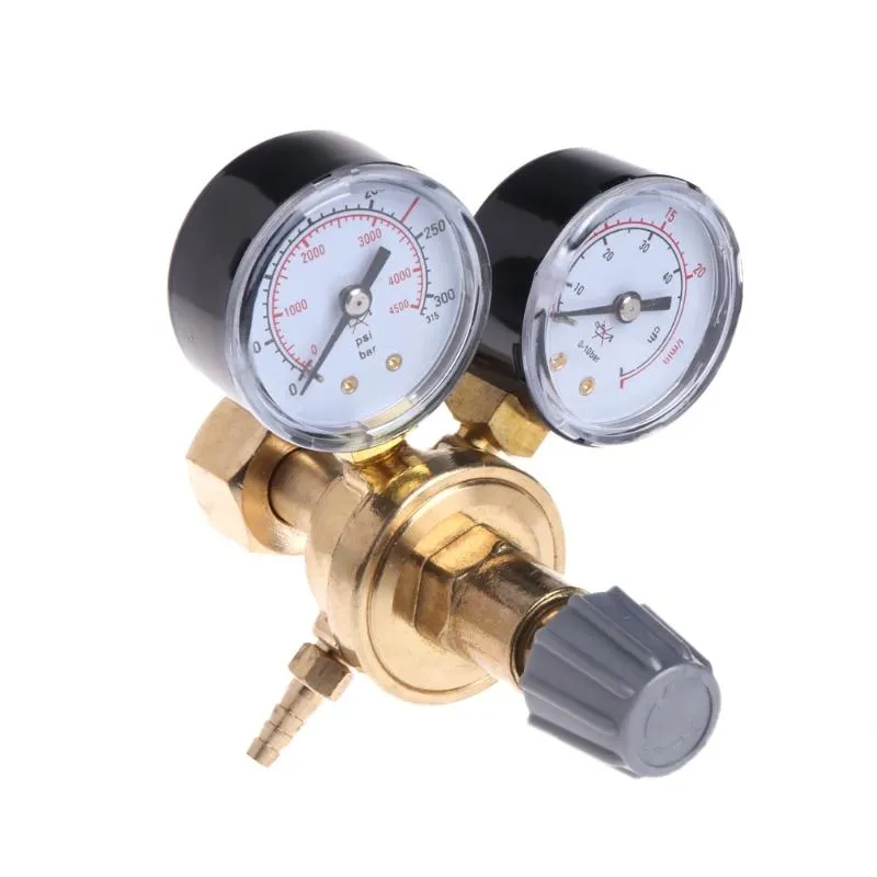 Lighting 030Mpa Argon CO2 Mig Tig Flow Meter Gas Regulator Flowmeter Welding Weld Gauge Argon Regulator Pressure Reducer