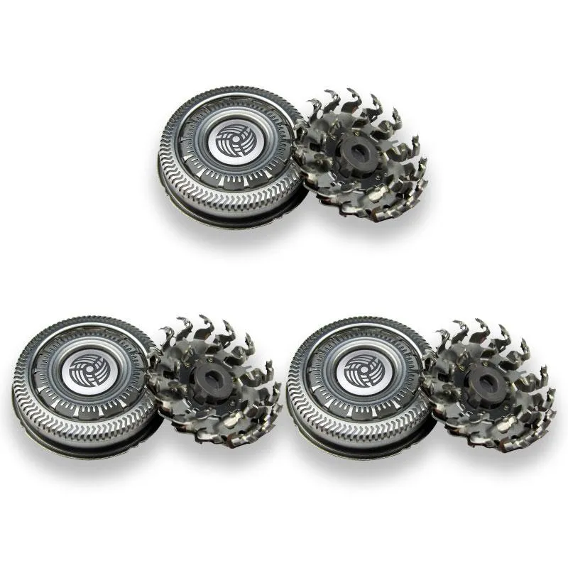 Shavers 3PCS Shaver Remplacement Heads for Philips Sh90 Série 9000 S7000 S8000 S9031 RQ12 + S7510 S7310 S7370 S9511 Shaver Blade