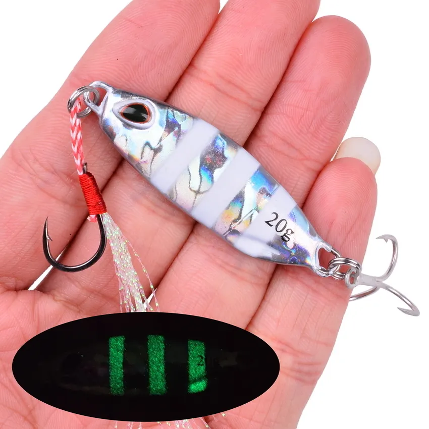 Aorace 10g/40g Metal Jig Lure For Trout, Tuna, Sea Bass & Hard Bait Fishing  Slow Shore Casting, Efficient Lure For Baiting From Keng05, $8.69