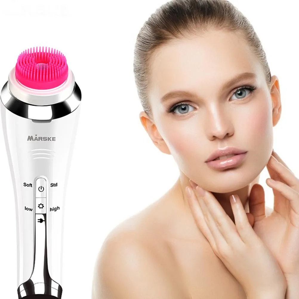 Scrubbers Face Brush Electric Facial Cleansing Scrubber Silicone Cleanser Cleaner Wash Brushes Automatic Massaging Blackhead Exfoliating