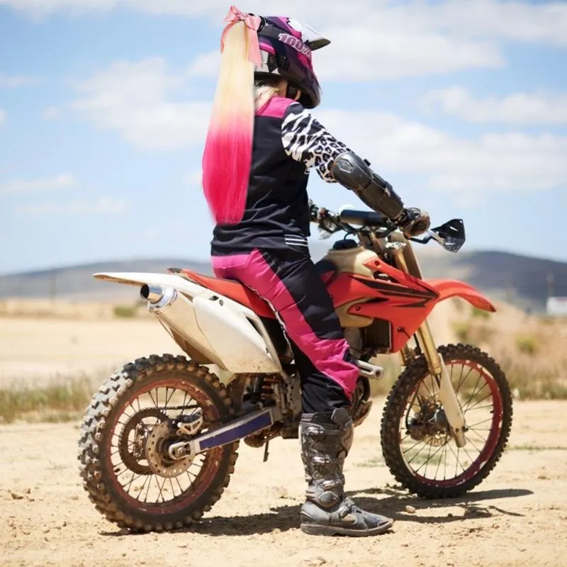 Cascos para moto con coletas sales