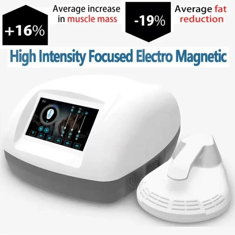 Massager EMS Muscle Stimulation Machine Professional Body Sculpting Machine Hand Håller Massager Electric Full Body Slimming Midja 017